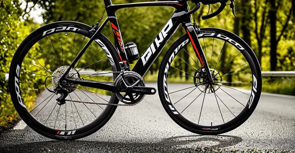 Roues vélo route : performance maximisée en carbone léger