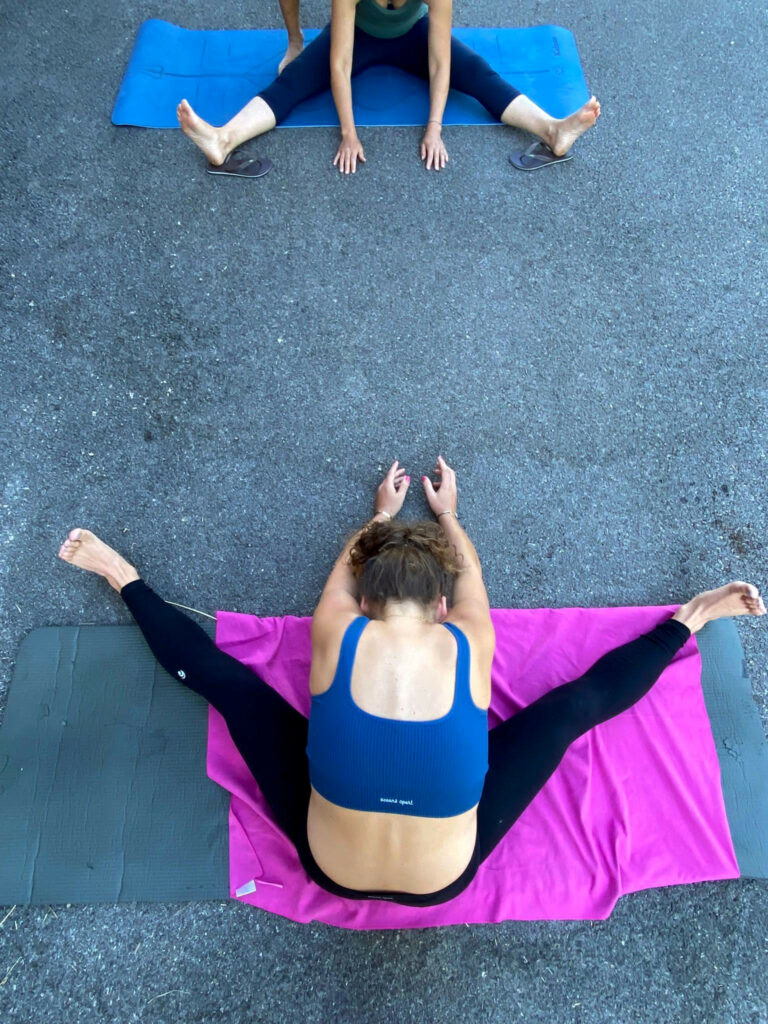 Pratique de yoga dans le vercors